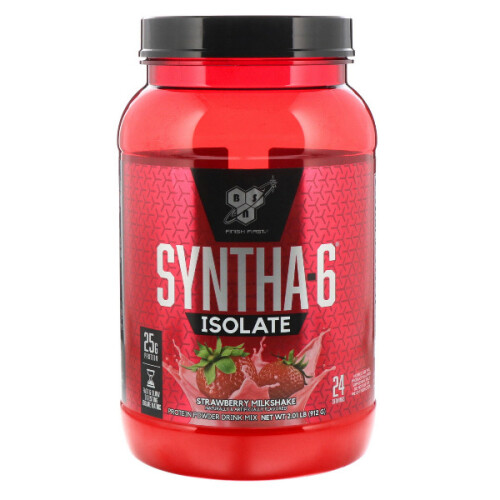 BSN BSN, Syntha-6 Isolate, Protein Powder Drink Mix, Strawberry, 912g