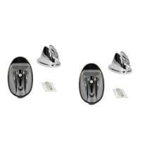 Shower Handset Holder Wall Bracket Inc Wall Fixings ABS/Chrome (2 PACK)