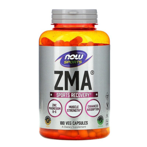 NOW Foods Now Foods, Αθλητισμός, ZMA, Αθλητική αποκατάσταση, 180 κάψουλες Veg