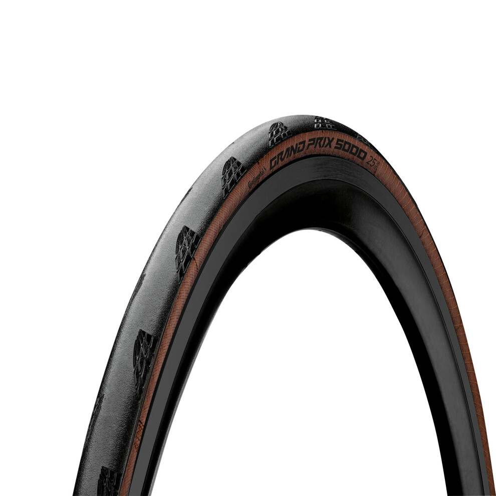 (700 X 28C, Black / Transparent) Continental Grand Prix 5000 Foldable Blackchili Compound Tyre