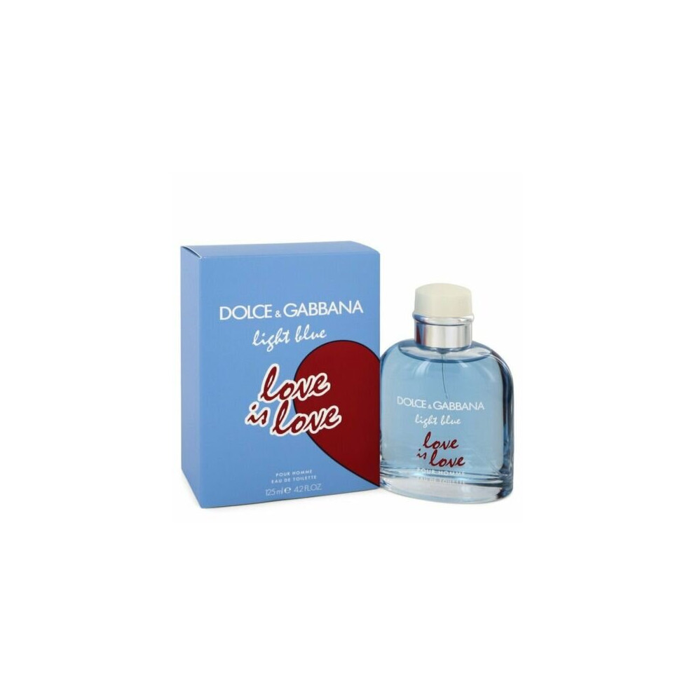 Light Blue Love Is Love by Dolce & Gabbana 4.2 oz EDT Cologne Spray for Men