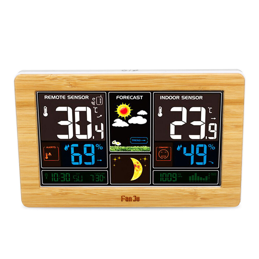 Led Weather Station Alarm Clock Thermometer Hygrometer Barometer Wireless Sensor 869692626260