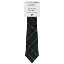 Boys All Wool Tie Woven And Made in Scotland in MacAlpine Modern Tartan