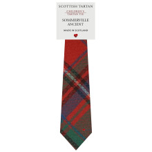 Boys All Wool Tie Woven And Made in Scotland in Sommerville Ancient Tartan