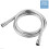 Smooth PVC 1.5m Long Flexible Shower Hose Brass Connectors 1