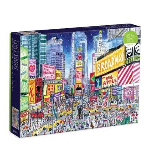 Michael Storrings Times Square 1000 Piece Puzzle - Book