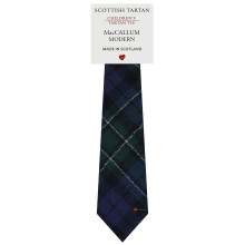 Boys All Wool Tie Woven And Made in Scotland in MacCallum Modern Tartan
