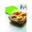 Pyrex Pyrex Classic Square Glass Dish with Vented Lid 1L Green 3