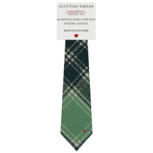 Boys All Wool Tie Woven And Made in Scotland in MacDonald Lord Of The Isles Hunting Ancient Tartan