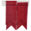 (Red Weathered) Boys Kilt Flash Single Garter Plain Pure Wool 1