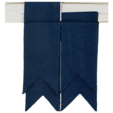(Navy Blue) Boys Kilt Flash Single Garter Plain Pure Wool