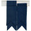 (Navy Blue) Boys Kilt Flash Single Garter Plain Pure Wool 1