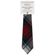 Boys All Wool Tie Woven And Made in Scotland in MacDuff Dress Modern Tartan