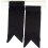 (Black) Boys Kilt Flash Single Garter Plain Pure Wool 1