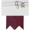 (Maroon) Boys Kilt Flash Single Garter Plain Pure Wool 3