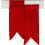 (Scarlet Red) Boys Kilt Flash Single Garter Plain Pure Wool 1