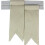 (Off White) Boys Kilt Flash Single Garter Plain Pure Wool 1