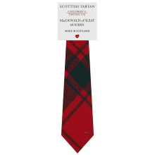 Boys All Wool Tie Woven And Made in Scotland in MacDonald of Sleat Modern Tartan