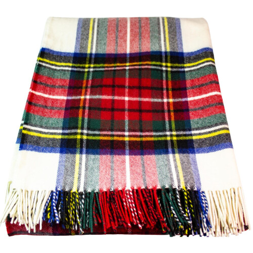 Tartan Scottish Red Gold Plaid Blanket main image 0