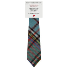 Boys All Wool Tie Woven And Made in Scotland in Anderson Ancient Tartan