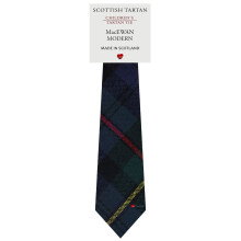 Boys All Wool Tie Woven And Made in Scotland in MacEwan Modern Tartan