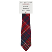 Boys All Wool Tie Woven And Made in Scotland in Lumsden Modern Tartan