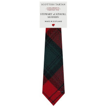 Boys All Wool Tie Woven And Made in Scotland in Stewart of Atholl Modern Tartan