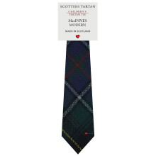 Boys All Wool Tie Woven And Made in Scotland in MacInnes Modern Tartan