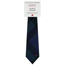 Boys All Wool Tie Woven And Made in Scotland in MacKay Modern Tartan