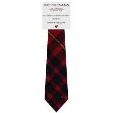 Boys All Wool Tie Woven And Made in Scotland in MacDonald of Ardnamuchan Modern Tartan
