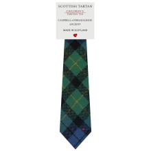 Boys All Wool Tie Woven And Made in Scotland in Campbell of Breadalbane Ancient Tartan