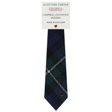 Boys All Wool Tie Woven And Made in Scotland in Campbell of Loudoun Modern Tartan