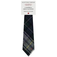 Boys All Wool Tie Woven And Made in Scotland in Campbell Dress Modern Tartan