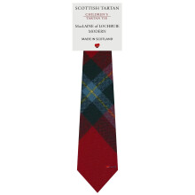 Boys All Wool Tie Woven And Made in Scotland in MacLaine of Lochbuie Modern Tartan