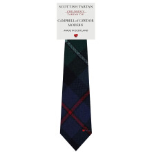Boys All Wool Tie Woven And Made in Scotland in Campbell of Cawdor Modern Tartan