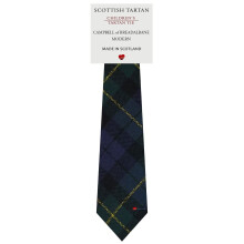 Boys All Wool Tie Woven And Made in Scotland in Campbell of Breadalbane Modern Tartan