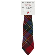 Boys All Wool Tie Woven And Made in Scotland in MacLean of Duart Modern Tartan