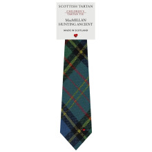 Boys All Wool Tie Woven And Made in Scotland in MacMillan Hunting Ancient Tartan