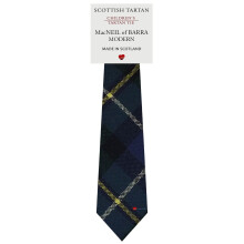 Boys All Wool Tie Woven And Made in Scotland in MacNeil of Barra Modern Tartan