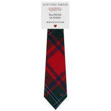 Boys All Wool Tie Woven And Made in Scotland in MacPhail Modern Tartan