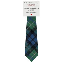 Boys All Wool Tie Woven And Made in Scotland in MacNeil of Colonsay Ancient Tartan