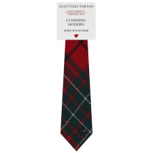 Boys All Wool Tie Woven And Made in Scotland in Cumming Modern Tartan