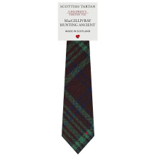 Boys All Wool Tie Woven And Made in Scotland in MacGillivray Hunting Ancient Tartan