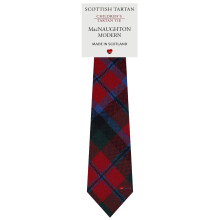 Boys All Wool Tie Woven And Made in Scotland in MacNaughton Modern Tartan