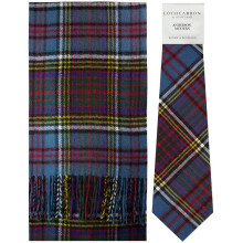 Scarf & Tie Gift Set Anderson Modern Tartan Scottish Clan