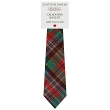 Boys All Wool Tie Woven And Made in Scotland in Caledonia Ancient Tartan