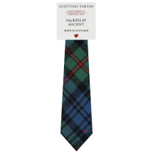Boys All Wool Tie Woven And Made in Scotland in MacKinlay Ancient Tartan