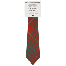 Boys All Wool Tie Woven And Made in Scotland in Cameron Ancient Tartan
