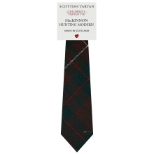 Boys All Wool Tie Woven And Made in Scotland in MacKinnon Hunting Modern Tartan