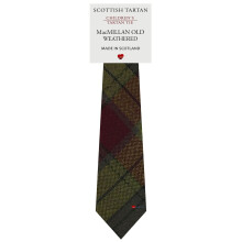 Boys All Wool Tie Woven And Made in Scotland in MacMillan Old Weathered Tartan